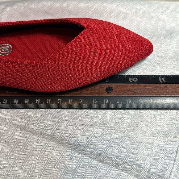 Rothy’s ballet flats shoes bright red textile 8.5 - Picture 10 of 10